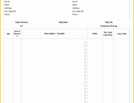 Free Billing Template Of New Zealand Tax Invoice Template