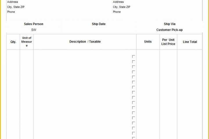 Free Billing Template Of New Zealand Tax Invoice Template