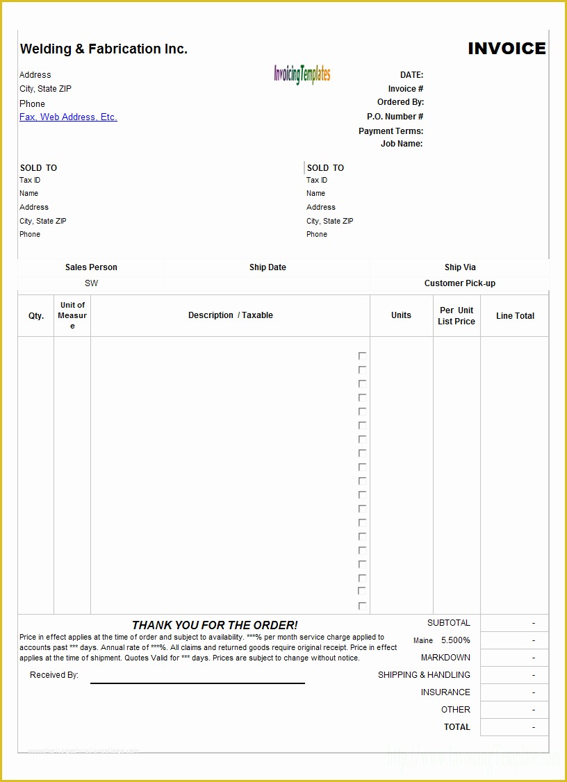 49 Free Billing Template