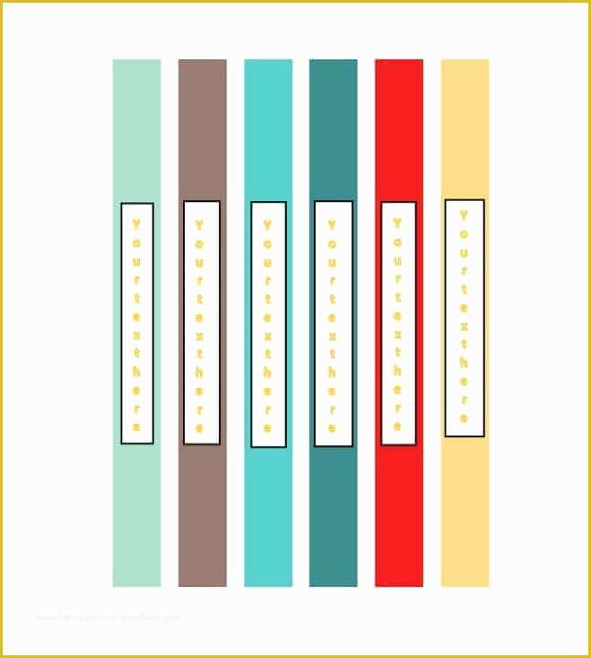 Spine Binder Template Free