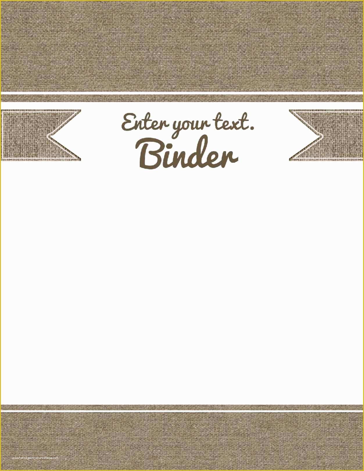 Free Binder Cover and Spine Templates Of Free Binder Cover Templates