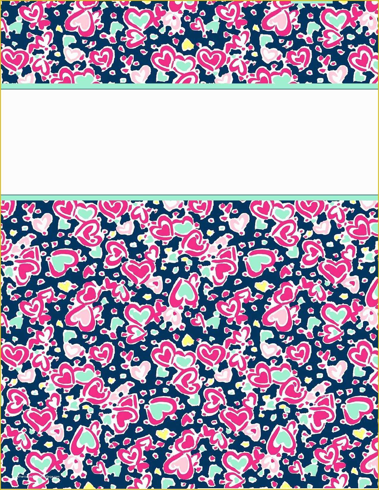 Free Binder Cover and Spine Templates Of My Cute Binder Covers