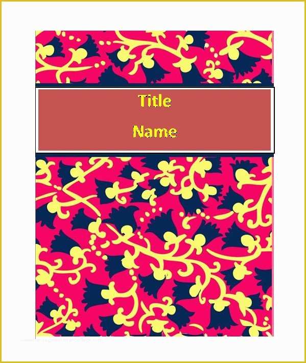 Free Binder Cover Templates Of 35 Free Beautiful Binder Cover Templates Free Template