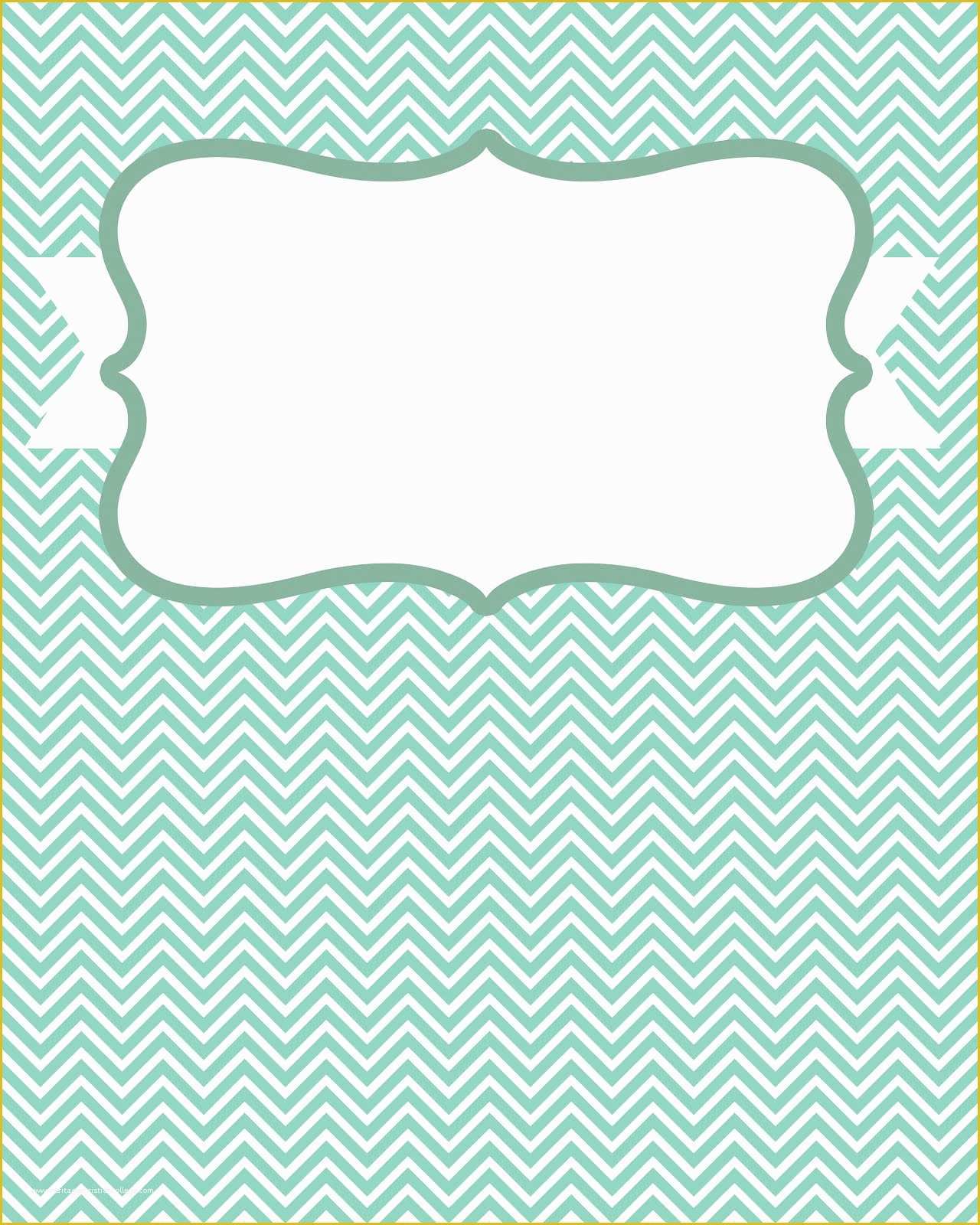 Free Binder Cover Templates Of 8 Best Of Blank Chevron Binder Cover Printables