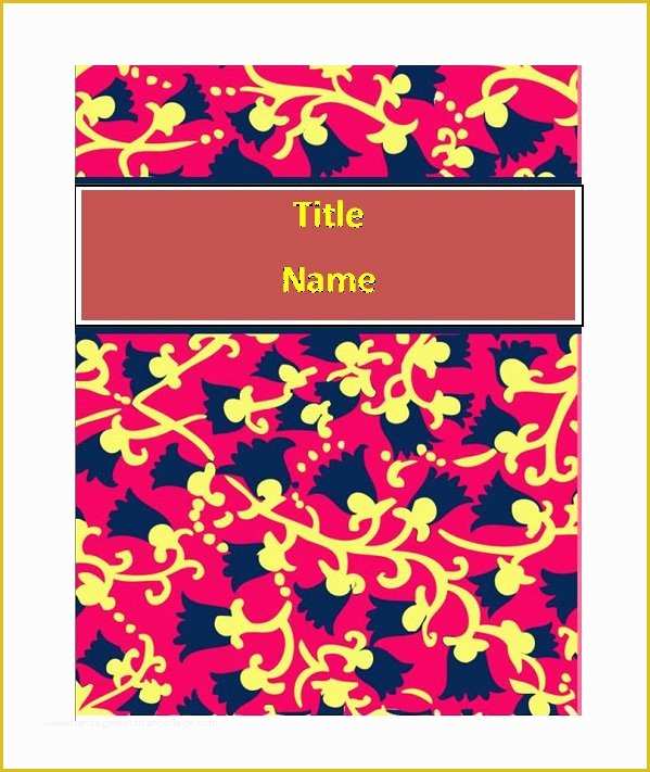 Free Binder Templates Of 35 Free Beautiful Binder Cover Templates Free Template