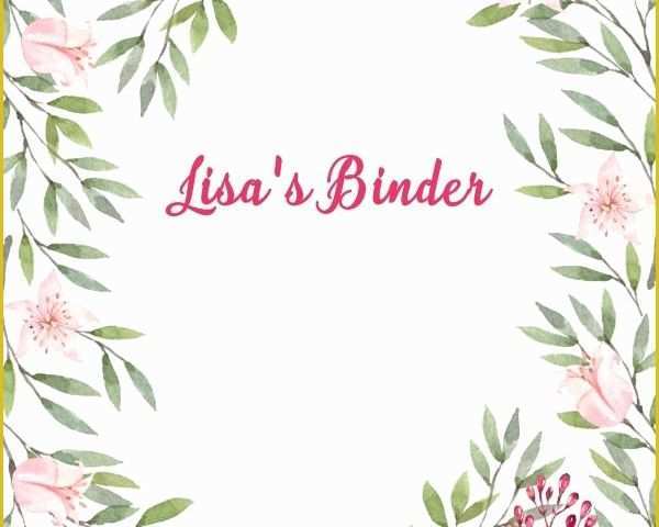 Free Binder Templates Of Free Binder Cover Templates Clip Art