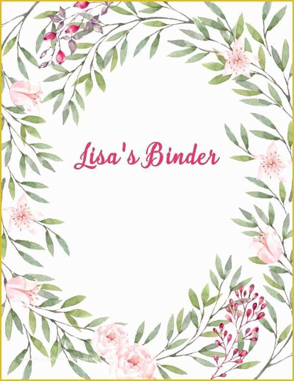 57 Free Binder Templates