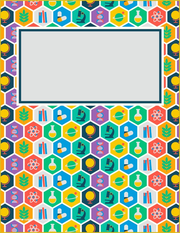 Free Binder Templates Of Free Printable Science Binder Cover Template Download the