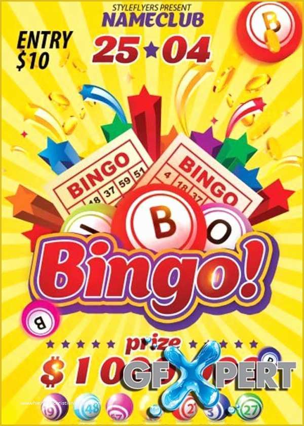 Free Bingo Night Flyer Template Of 8 Bingo Flyer Design Templates Psd Free Bingo Night Flyer Template Of 8 Bingo Flyer Design Templates Psd