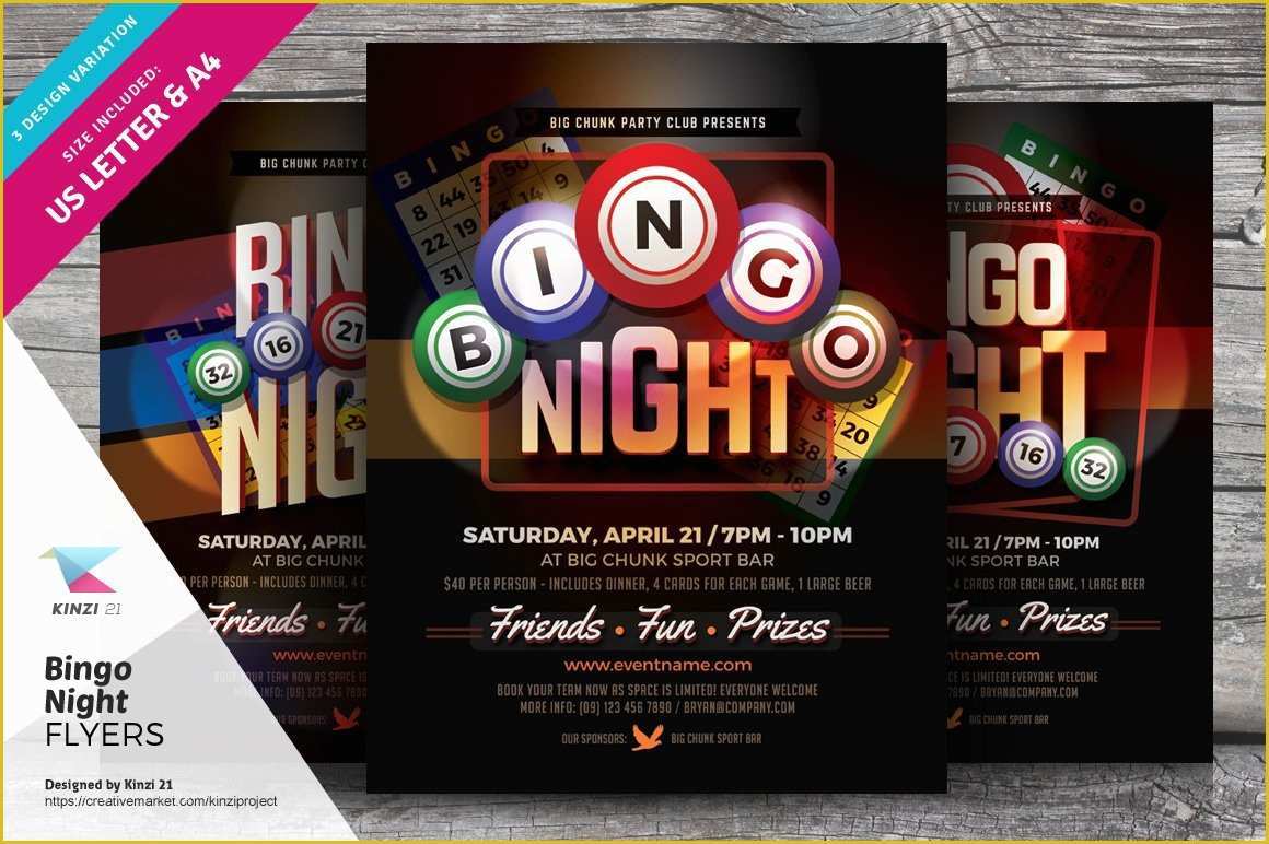 Free Bingo Night Flyer Template Of Bingo Night Flyer Templates Flyer Templates Creative