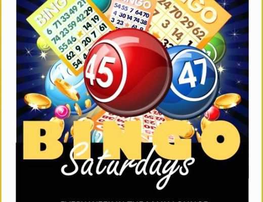 Free Bingo Night Flyer Template Of Bingo Program Advertisement Text Fully Editable