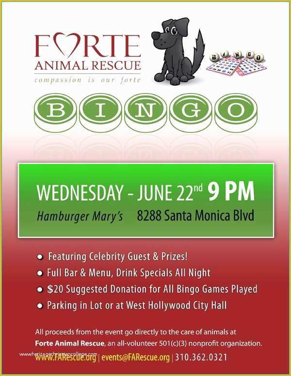 Free Bingo Night Flyer Template Of Lovely Models Bingo Flyer Template Free Download