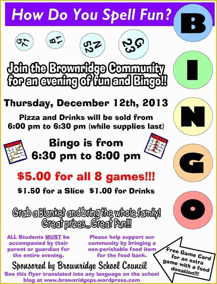 Free Bingo Night Flyer Template Of Movie and Bingo Flyers Google Search Bingo