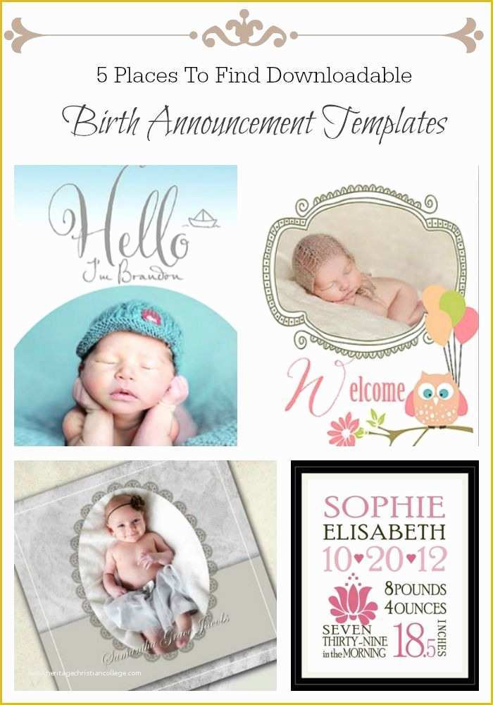 Free Birth Announcement Template Of Best 25 Pregnancy Announcement Template Ideas On