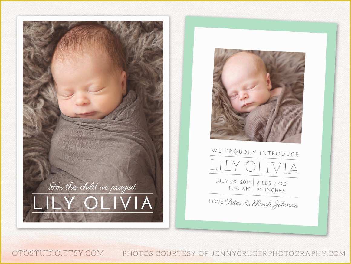 Free Birth Announcement Template Of Birth Announcement Template Cb011 Card Templates