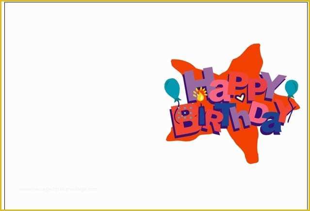 Free Birthday Card Templates for Word Of 6 Birthday Card Templates Word Excel Pdf Templates