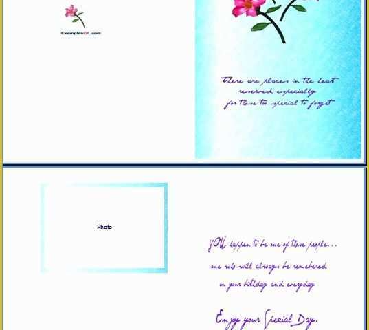 Free Birthday Card Templates for Word Of Birthday Card Template Word 28 Images 6 Best Images Of