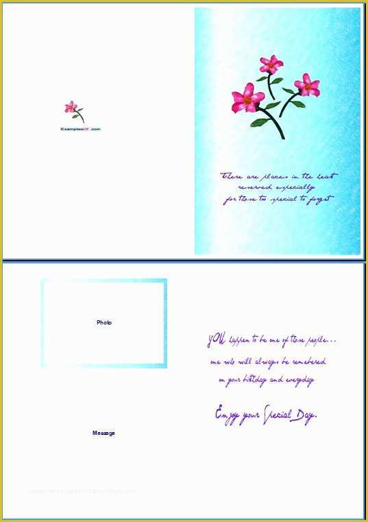 Free Birthday Card Templates for Word Of Birthday Card Template Word 28 Images 6 Best Images Of