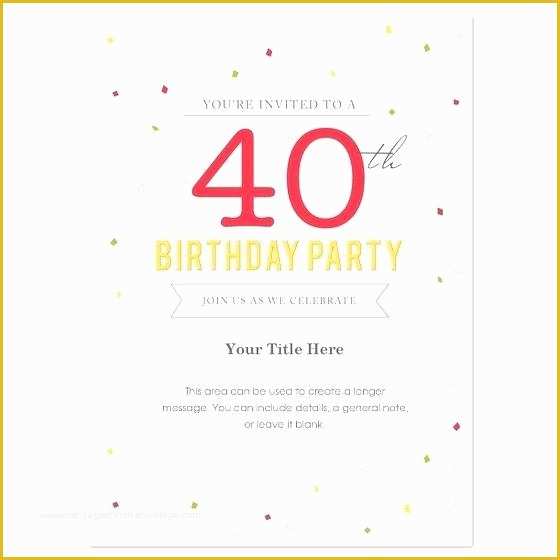 Free Birthday Card Templates for Word Of Free Birthday Invitation Templates for Word Picture