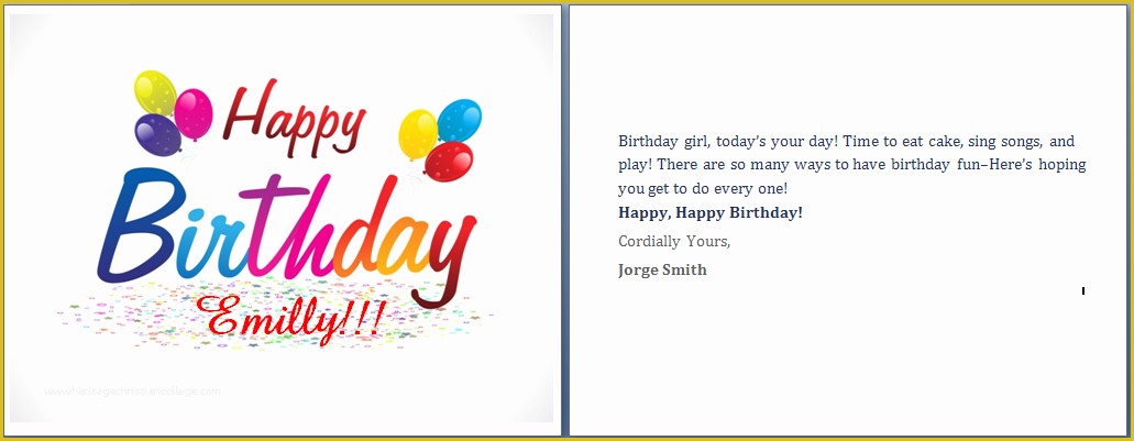 Free Birthday Card Templates for Word Of Ms Word Happy Birthday Cards Word Templates