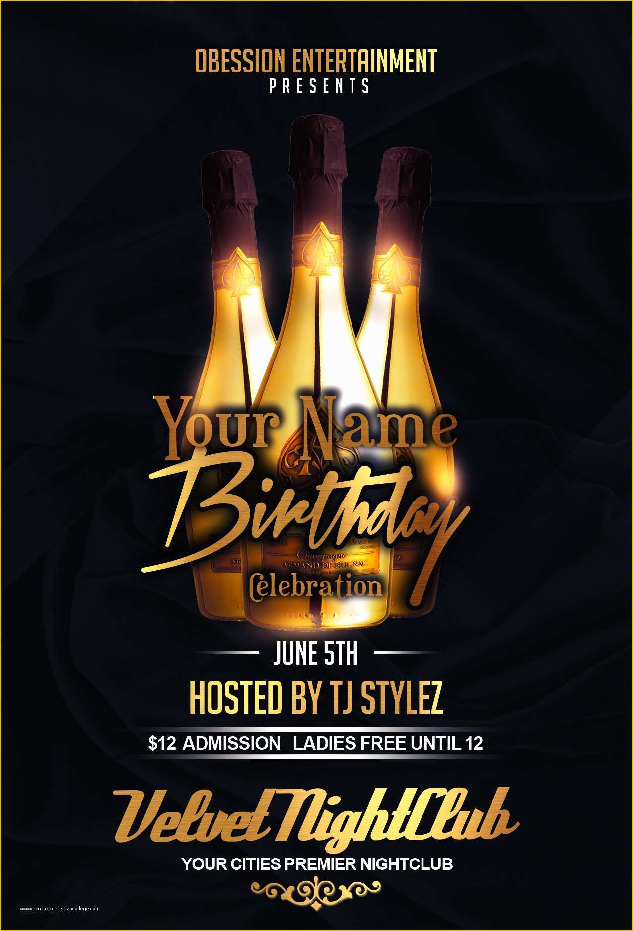 Free Birthday Flyer Templates Of Birthday Celebration Flyer Template