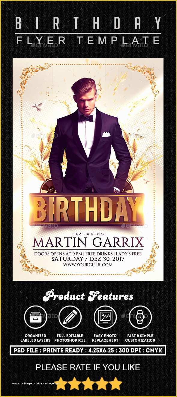 Free Birthday Flyer Templates Of Birthday Flyer Template by Fas Design
