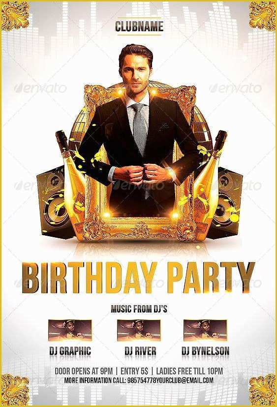 Free Birthday Flyer Templates Of Birthday Party Flyer Template