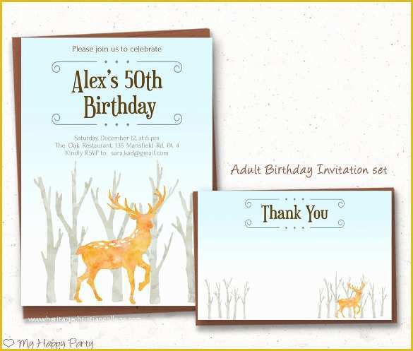 Free Birthday Invitation Templates for Adults Of 40 Adult Birthday Invitation Templates Psd Ai Word