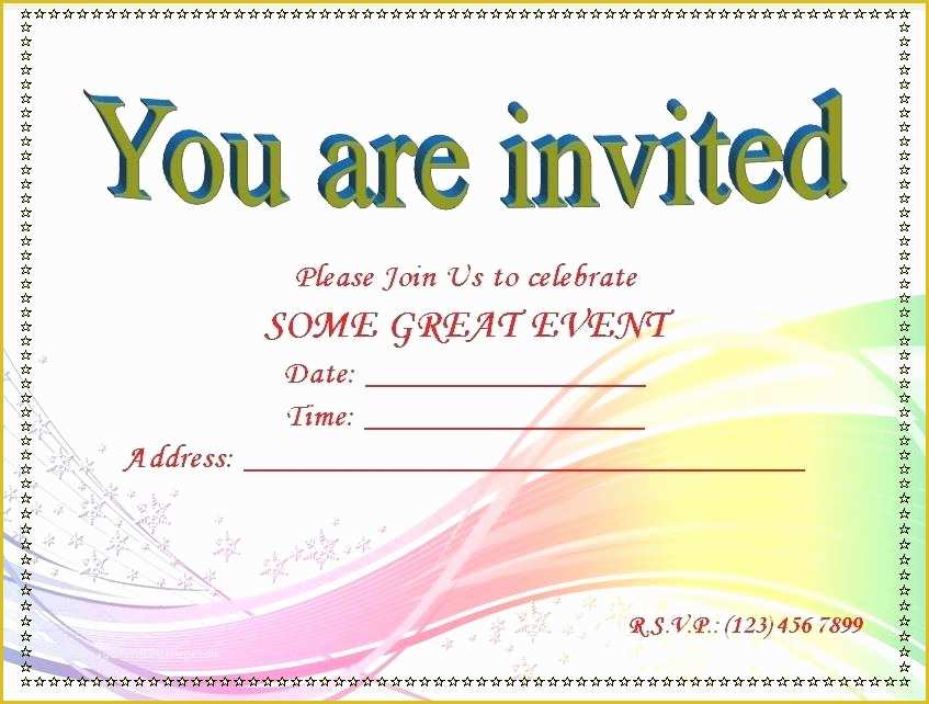 Free Birthday Invitation Templates for Adults Of Free Invite Templates Printable – nordicbattlegroup