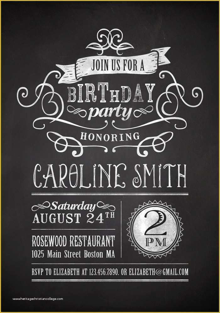 Free Birthday Invitation Templates for Adults Of Free Printable Birthday Invitation Templates for Adults