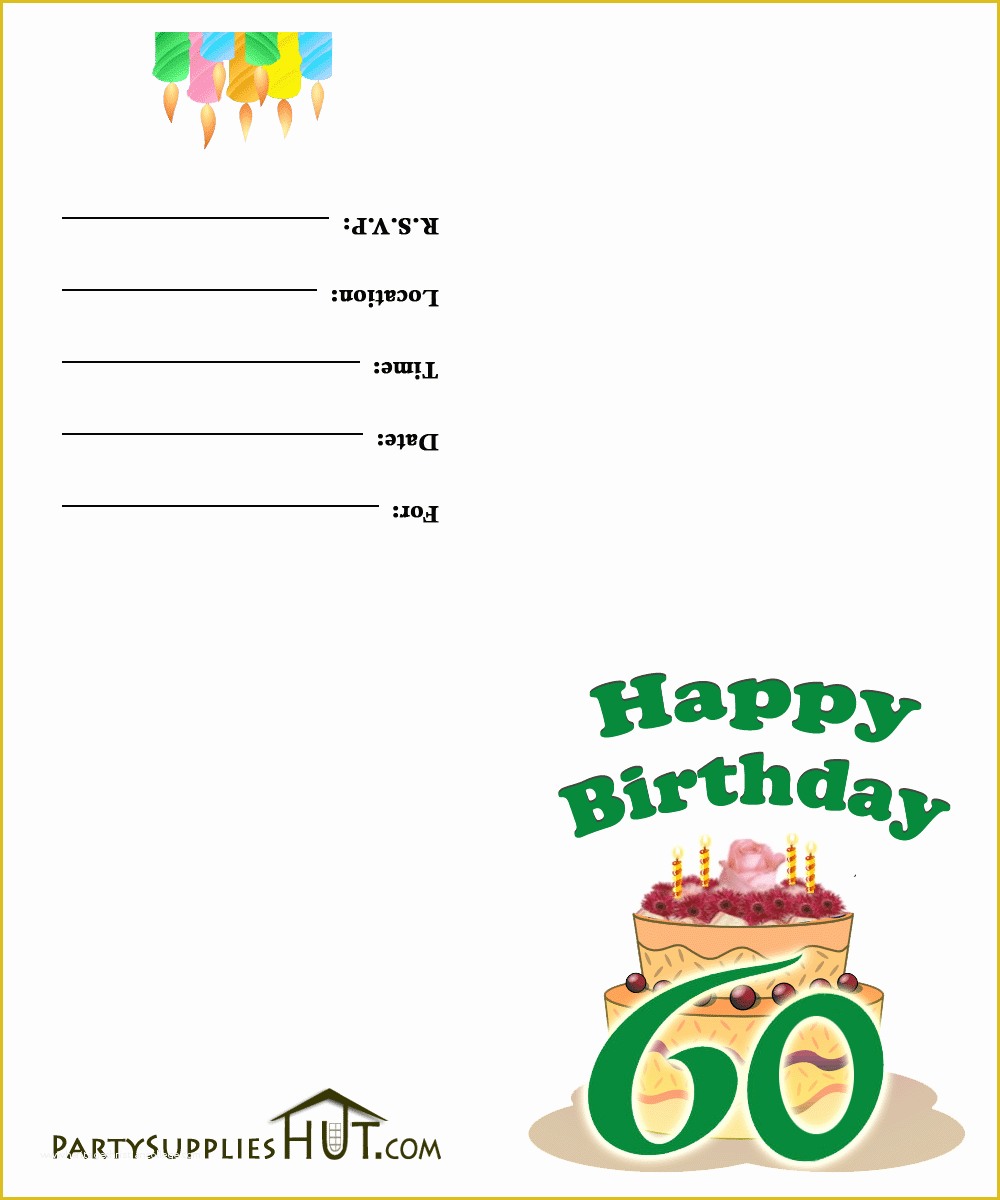 Free Birthday Invitation Templates For Adults Of Free Printable 