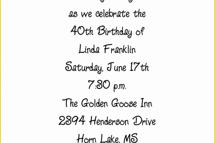 Free Birthday Invitation Templates for Adults Of Invitations for Birthday Party for Adults