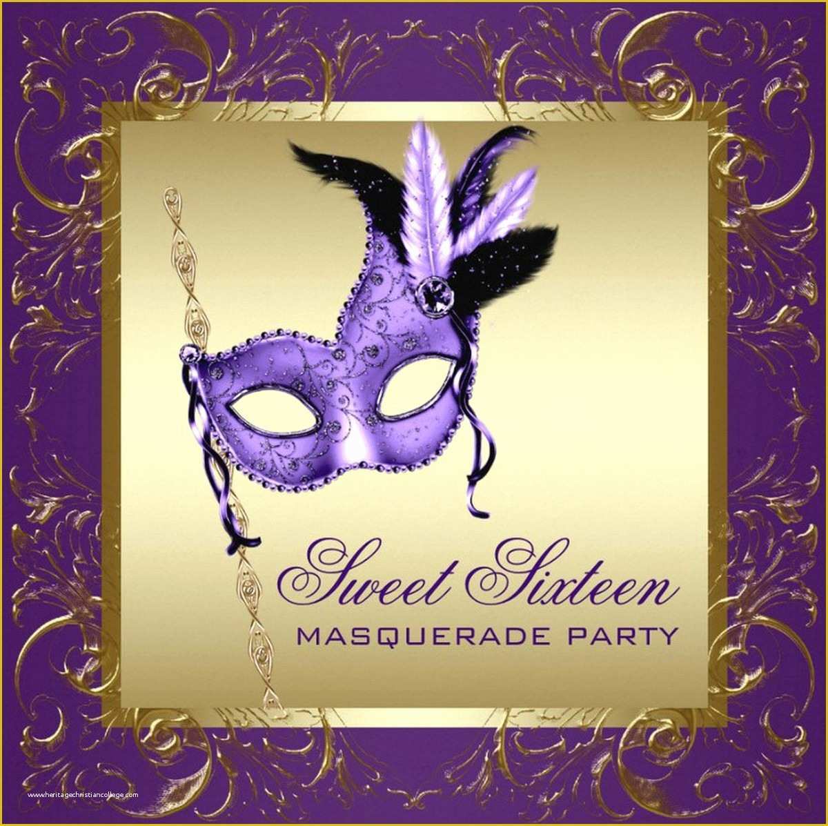 Free Birthday Invitations Templates to Print Of Free Printable Masquerade Invitation Templates