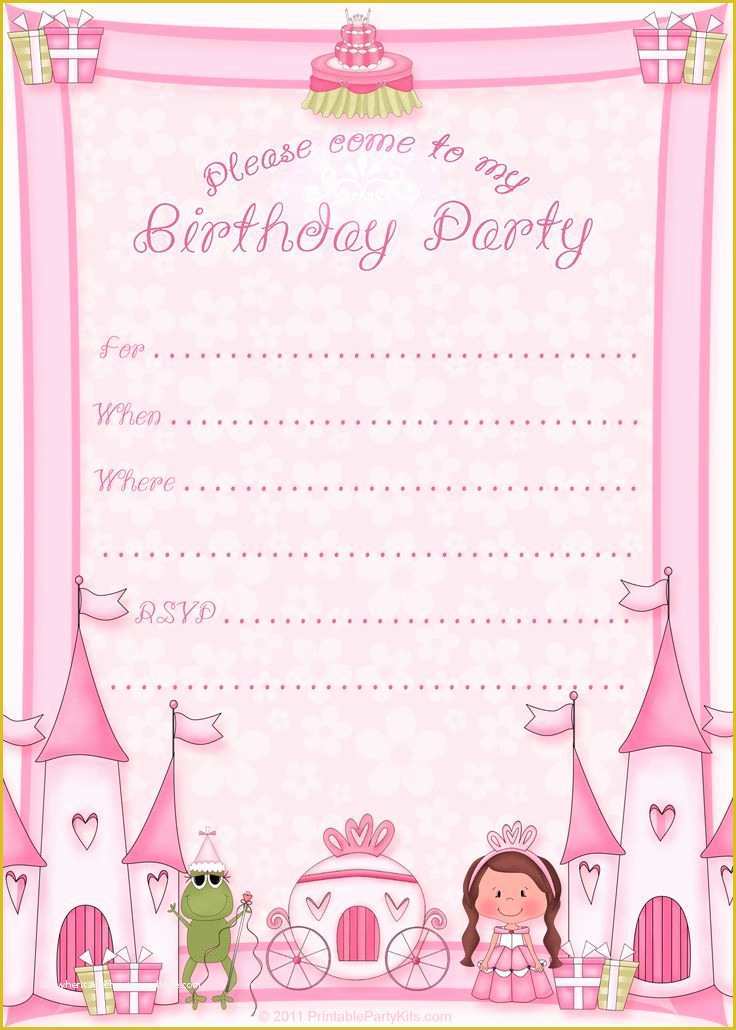 Free Birthday Party Invitation Templates Of Best 25 Free Birthday Invitation Templates Ideas On