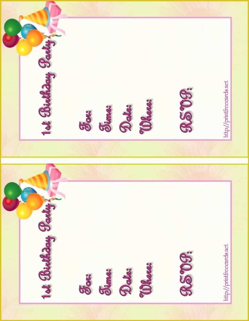 Free Birthday Party Invitation Templates Of Free Printable Kids Birthday Pool Party Invitations