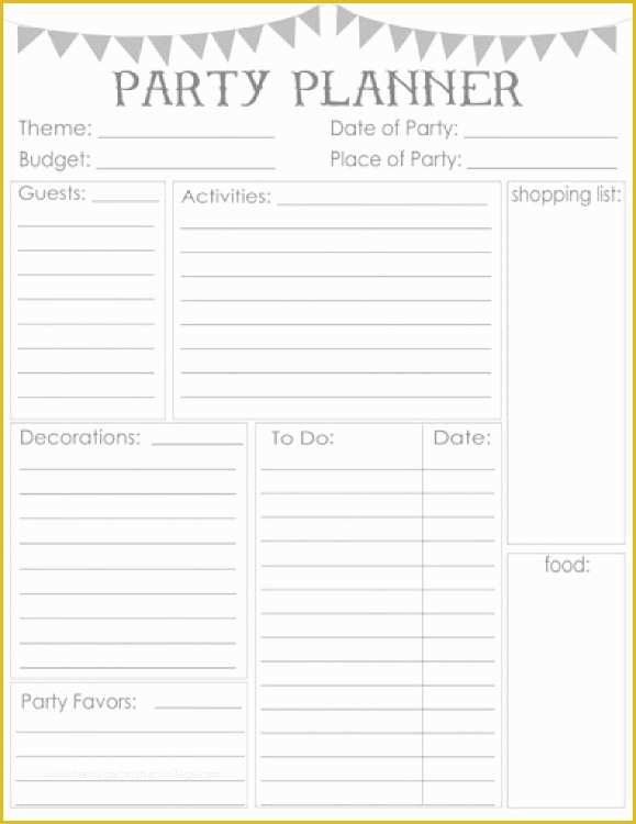Free Birthday Party Planning Templates Of How to organize A School formal Party