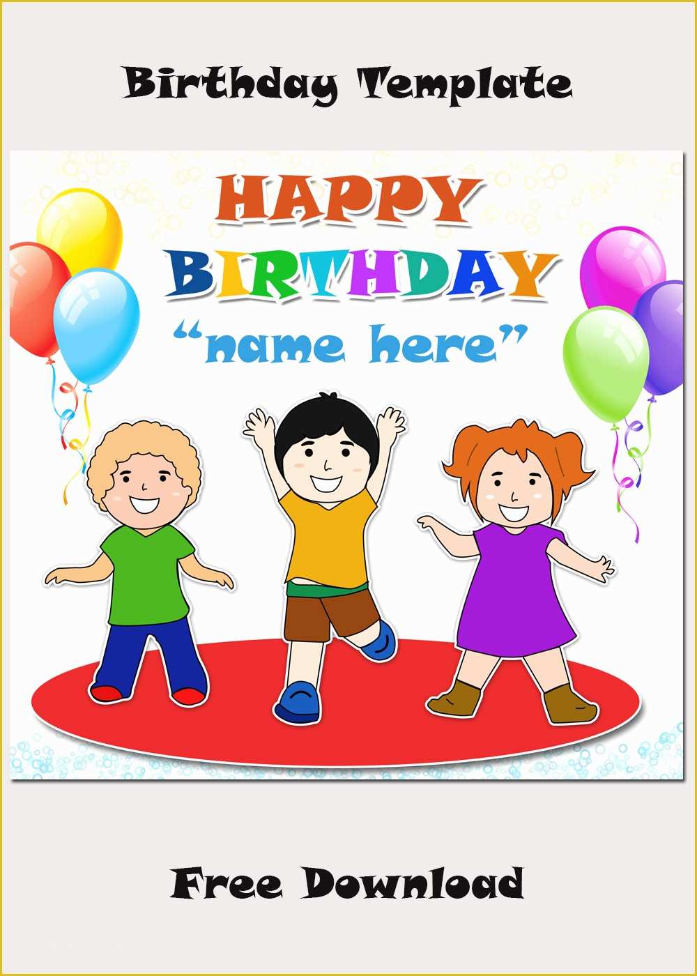 Free Birthday Templates Photoshop Of Free Birthday Photoshop Templates