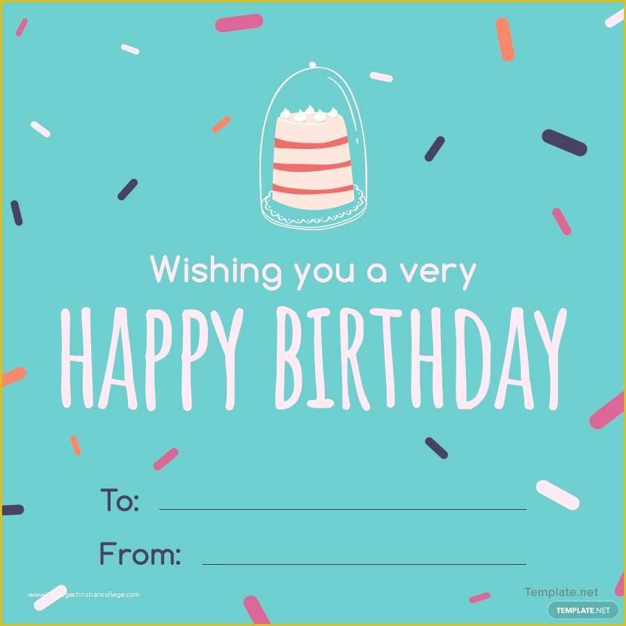 Free Birthday Templates Photoshop Of Free Happy Birthday Gift Label Template In Adobe Shop