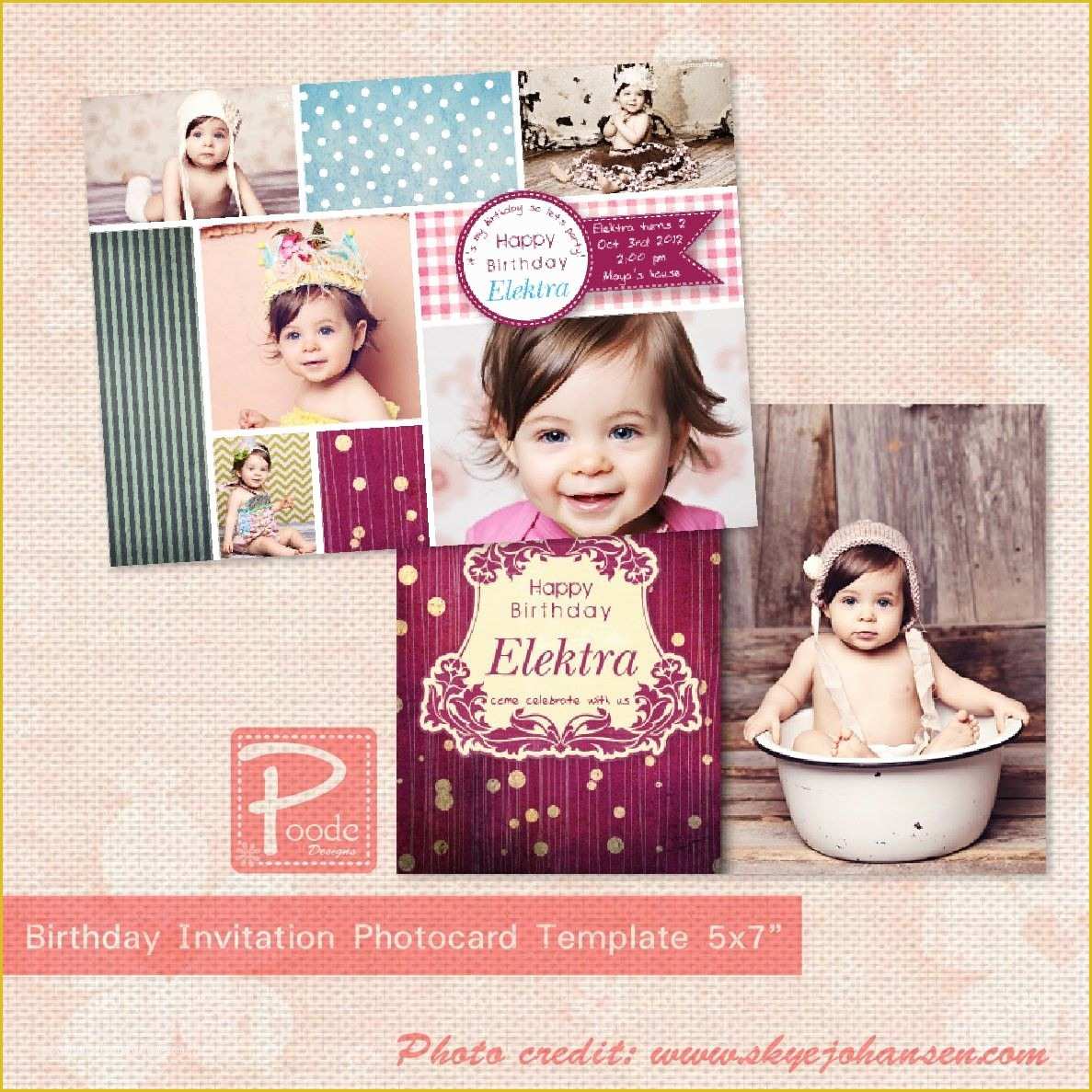 Free Birthday Templates Photoshop Of Invitation Templates Psd Free