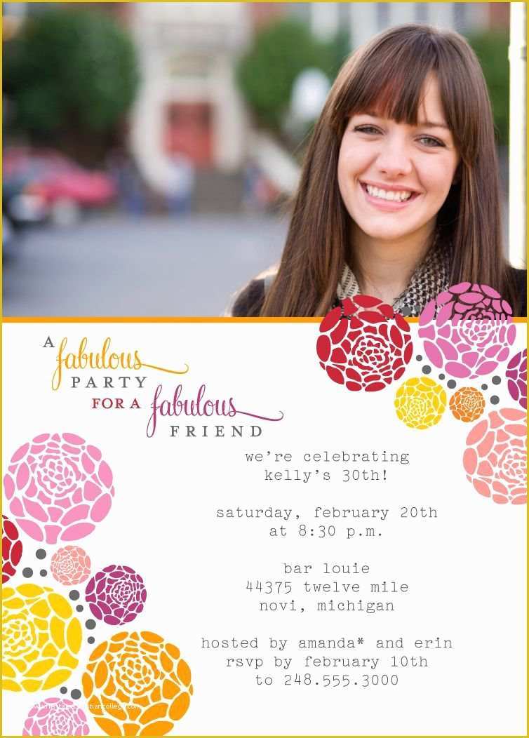 Free Birthday Templates with Photo Of 18th Birthday Invitation Templates