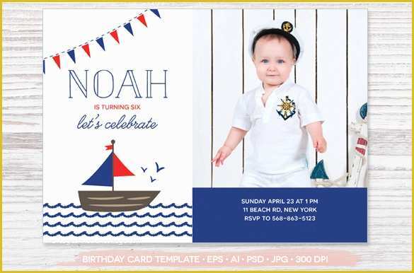 Free Birthday Templates with Photo Of 40 Kids Birthday Invitation Templates – Psd Ai Word