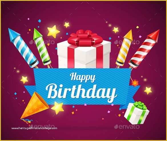 Free Birthday Templates with Photo Of Birthday Card Template 11 Psd Illustrator Eps format
