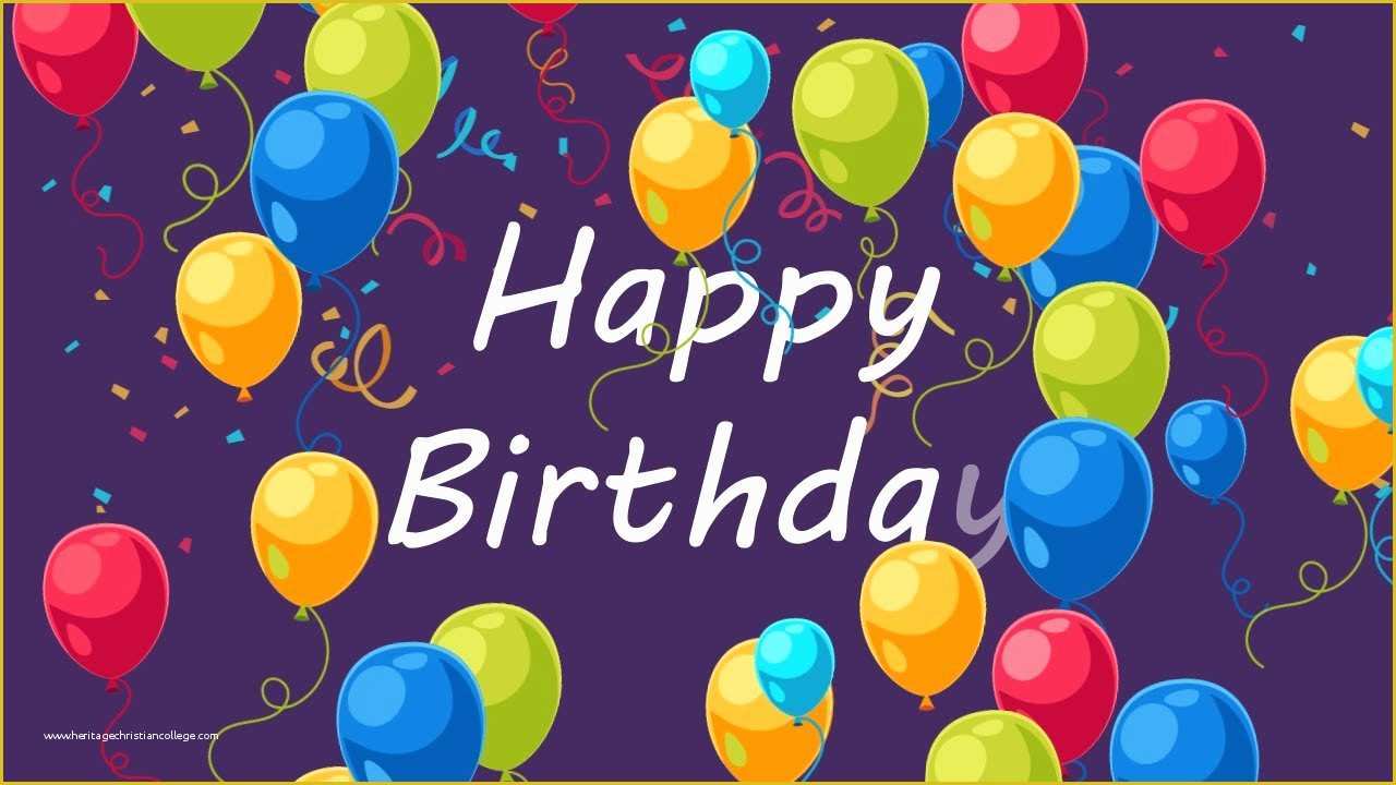 Free Birthday Templates with Photo Of Happy Birthday Free after Effects Template