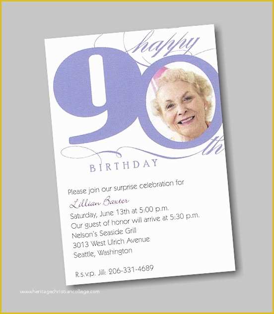 Free Birthday Templates with Photo Of Printable 90th Birthday Invitations Printable 360 Degree