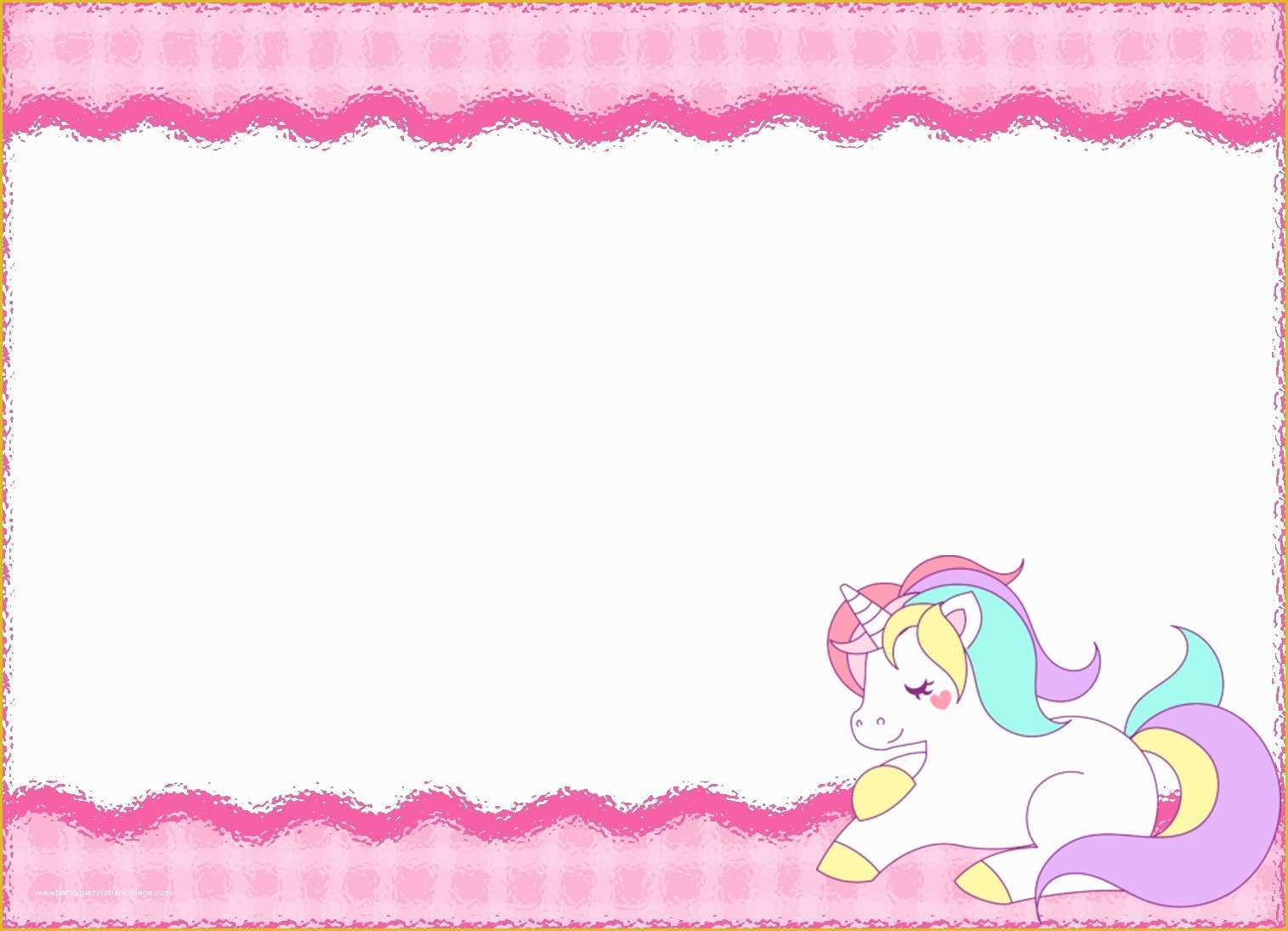 Free Birthday Templates with Photo Of Unicorn Invitation Templates Designed to Meet the