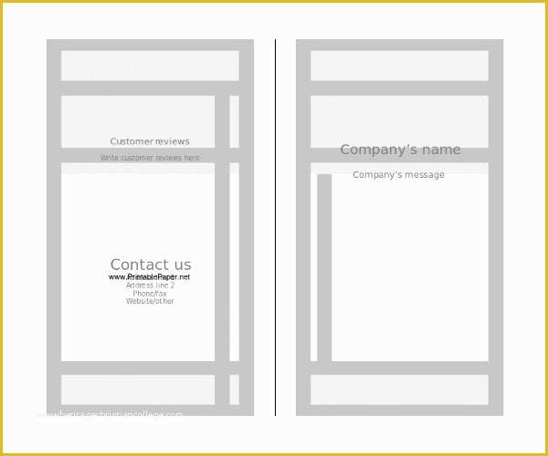 Free Blank Bi Fold Brochure Template Of 11 Blank Bi Fold Brochure Template Free Download