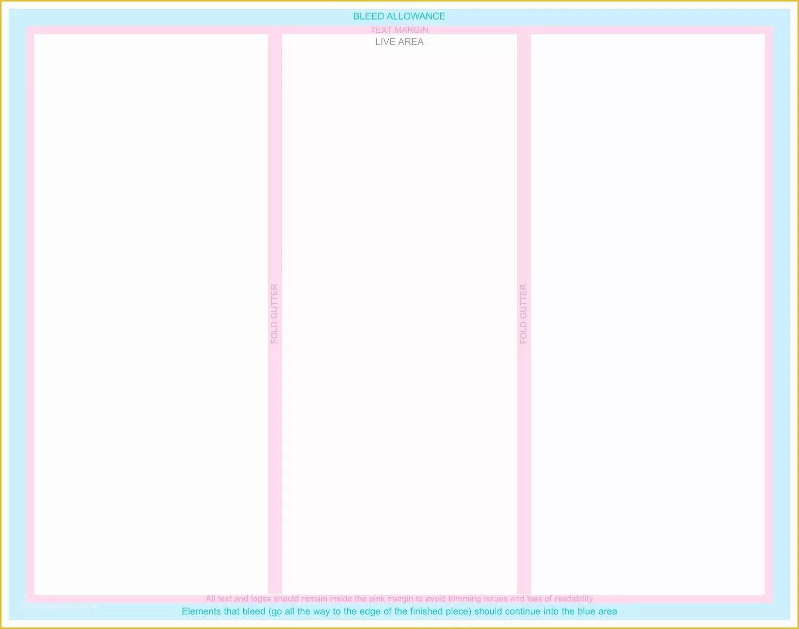 Free Blank Bi Fold Brochure Template Of Blank Brochure Templates A4