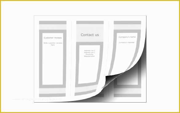 Free Blank Brochure Templates Of 19 Modern Blank Brochure Psd Templates