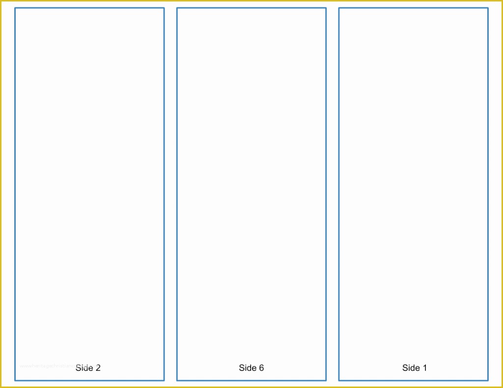 Free Blank Brochure Templates Of Blank Tri Fold Brochure Template Google Slides Free Download