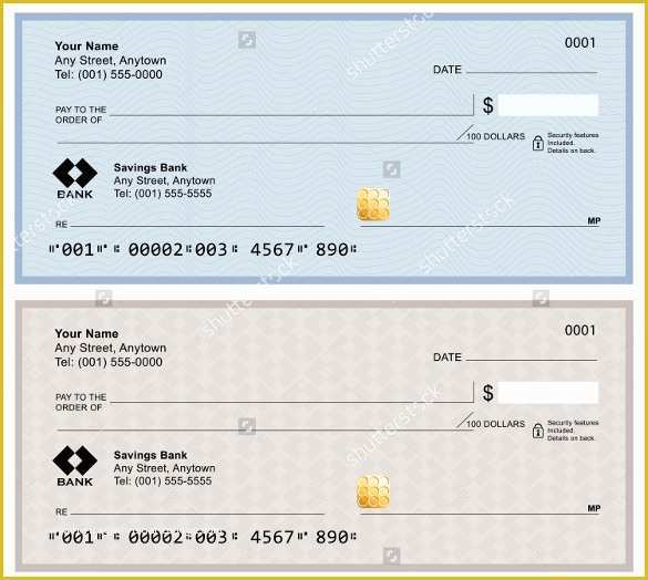 Free Blank Business Check Template Of Blank Check Template – 30 Free Word Psd Pdf & Vector
